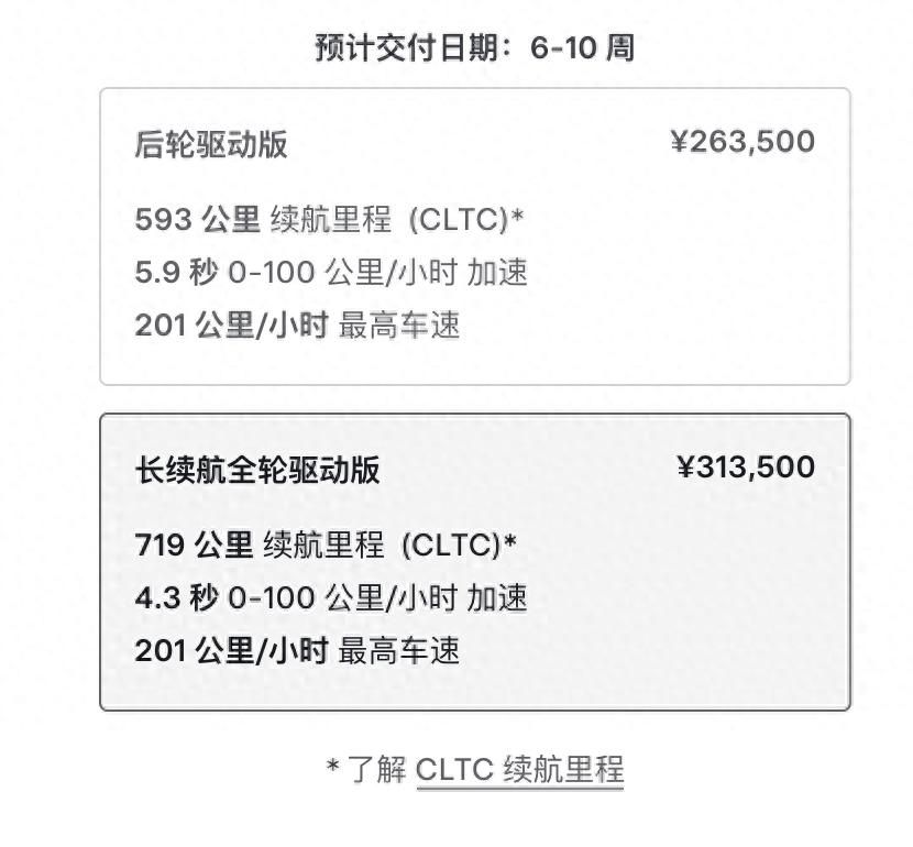 特斯拉Model Y价格调整：长续航版涨1万，后轮驱动版有新金融方案